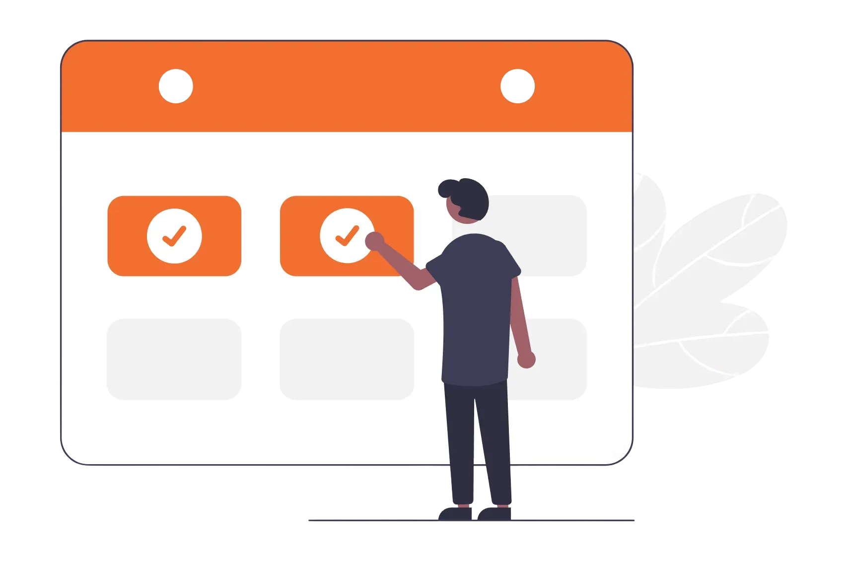 Hotel guest clicking on direct booking website