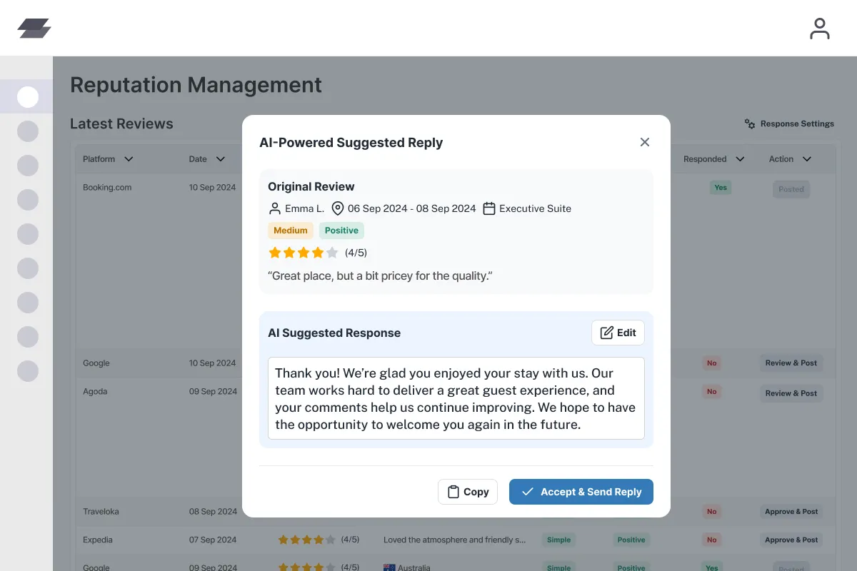 AI for Guest Reviews