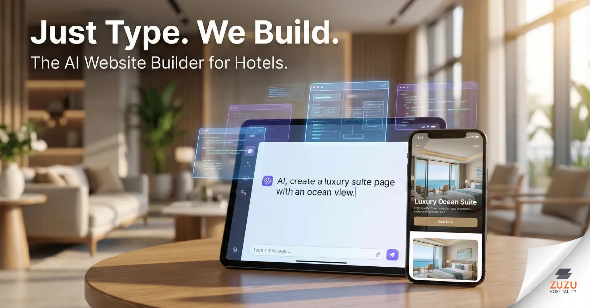 Stop Paying OTAs: Build Your AI Hotel Website in Minutes | ZUZU